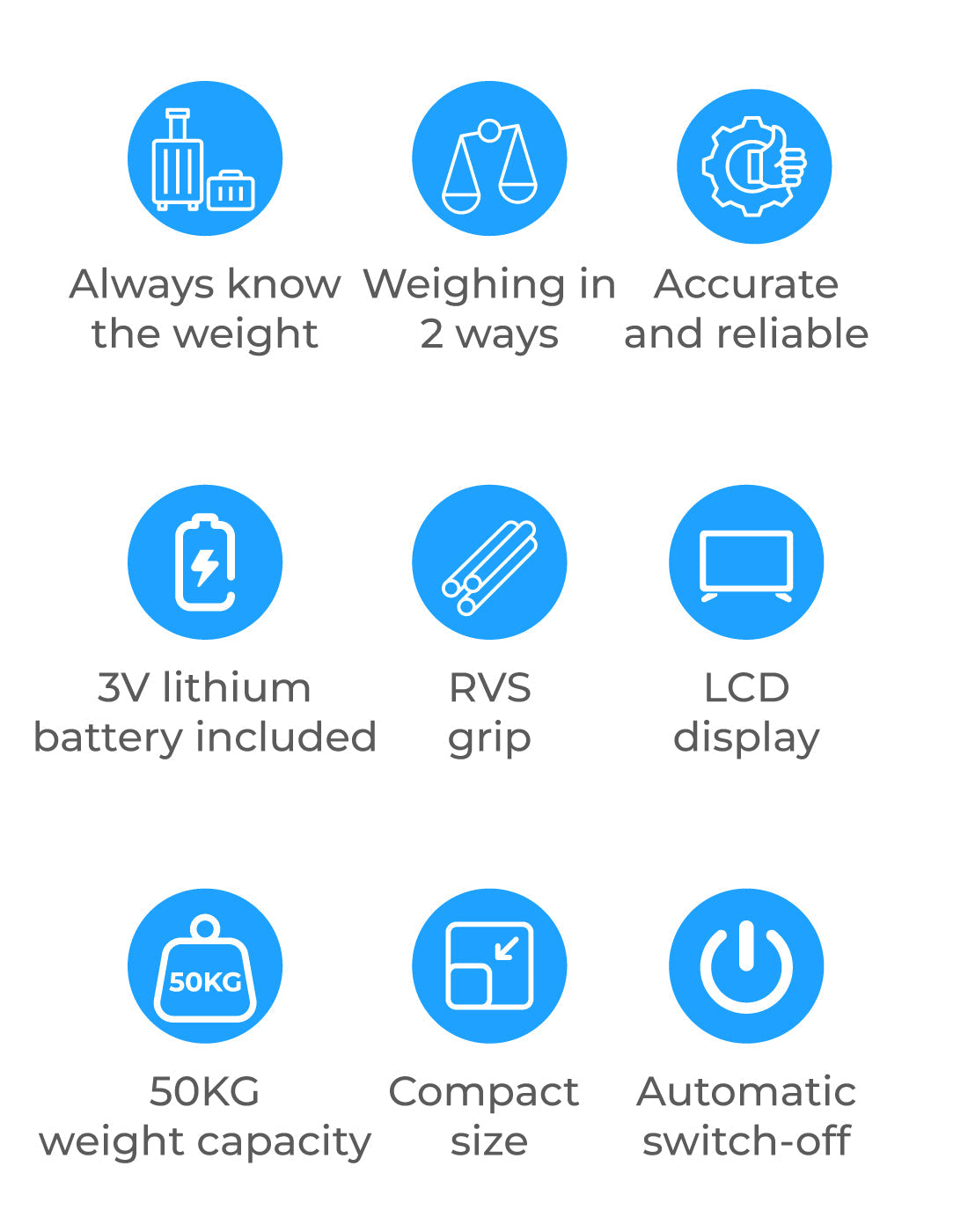 Andavo Kofferweegschaal - Digitaal