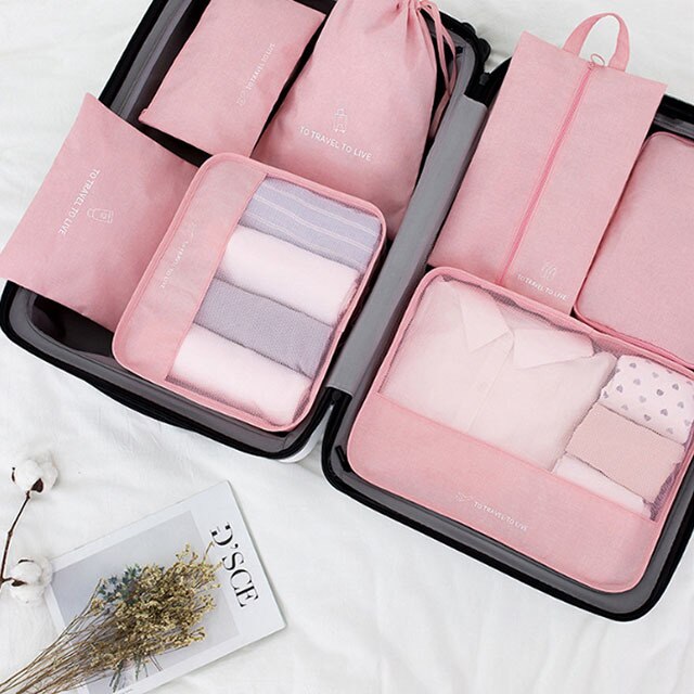 Andavo Koffer Organizer set - Packing Cubes (7 Stukken)